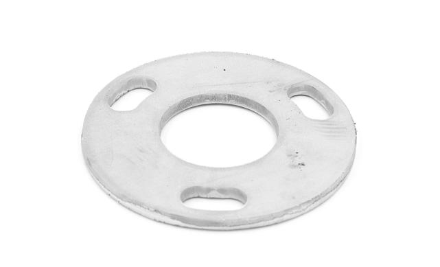 Фланец стойки 38/90х5 (4.3) х AISI 304 #200 3 отв. М10 х 20 k116-38-5 2