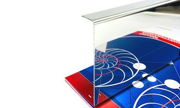 Лицевая накладка из полированной нержавейки на профиль т100 20,3х101мм длина 2 м т100-13  купить в Казани