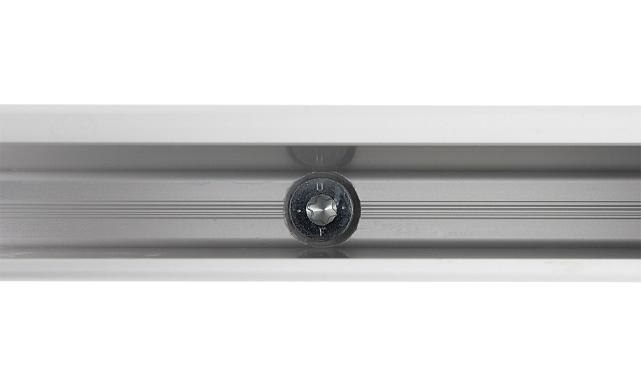 Комплект профиля зажимного  для стекла 10 мм, с отверстиями,  АНОД, алюминий,  k601-2-10 8