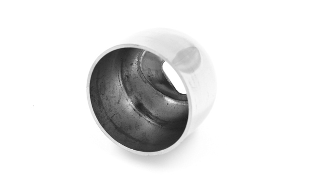 Наконечник штампованный (СПС) прямой 90° на трубу Ø25 мм, для поручня Ø38.1 мм, полированный, нержавеющий, AISI 304, 400Grit, k071-2 3 Наконечник штампованный (СПС) прямой 90° на трубу Ø25 мм, для поручня Ø38.1 мм, полированный, нержавеющий, AISI 304, 400Grit, k071-2 3