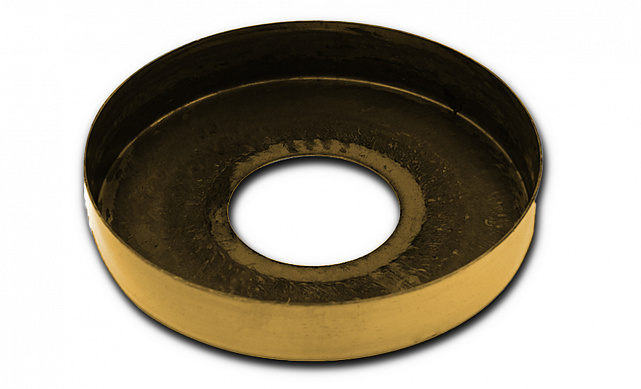 Низ стойки Ø38.1 мм, S=0.8 мм, 100х18 мм, золото k201-88 3 Низ стойки Ø38.1 мм, S=0.8 мм, 100х18 мм, золото k201-88 3