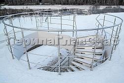 Перила для лестниц из металла в Казани. Готовые проекты ПерилаГлавСнаб - фото 1