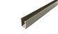 П-образный профиль 19x13, L=2200, алюминий шлифованный t756-4 ALS