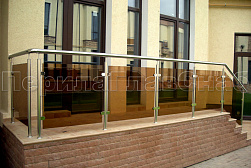 Ограждение входных групп в Казани. Готовые проекты ПерилаГлавСнаб - фото 2