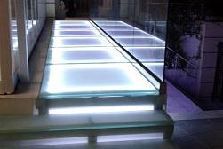 Стеклянные полы и подиумы в Казани. Готовые проекты ПерилаГлавСнаб - фото 1