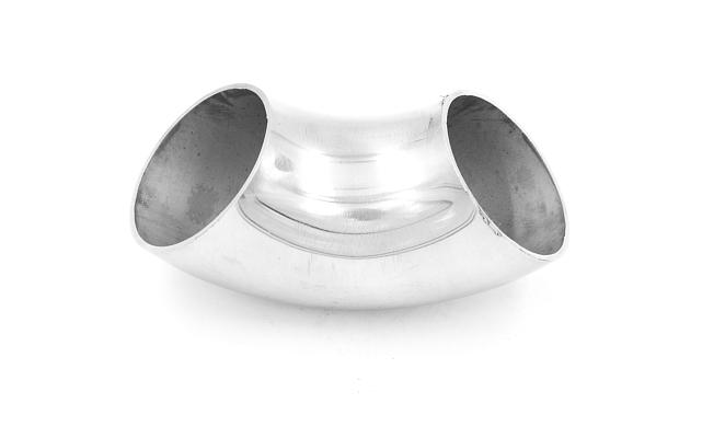 Отвод поручня под сварку Ø42.4 мм, 90°, полированный, (AISI 201) k346-3 4