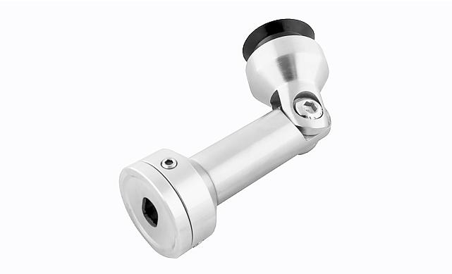 Угловое крепление (90°) стекло-стена под зенковку (L=75 мм), шлифованный, AISI 304 t203-75 SSS 5