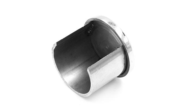 Заглушка для поручня с пазом Ø42.4 мм, 5х34 мм, полированная (aisi 304) k099-4 2