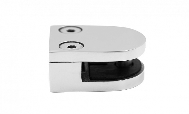 Стеклодержатель литой, под стекло 8-10 мм (4+4 мм), на плоскость 40х23х48 полированный (AISI 316) k002-4 4 Стеклодержатель литой, под стекло 8-10 мм (4+4 мм), на плоскость 40х23х48 полированный (AISI 316) k002-4 4