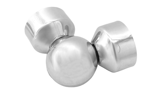 Поворот дер./пласт. поручня Ø49х0.8 мм, полированный, (AISI 201) k053-4 6