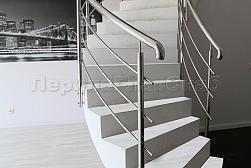 Перила для лестниц из металла в Казани. Готовые проекты ПерилаГлавСнаб - фото 7