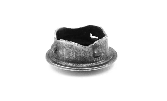 Заглушка штампованная на трубу Ø16x1.5 мм (AISI 304) полированная k200-2 3