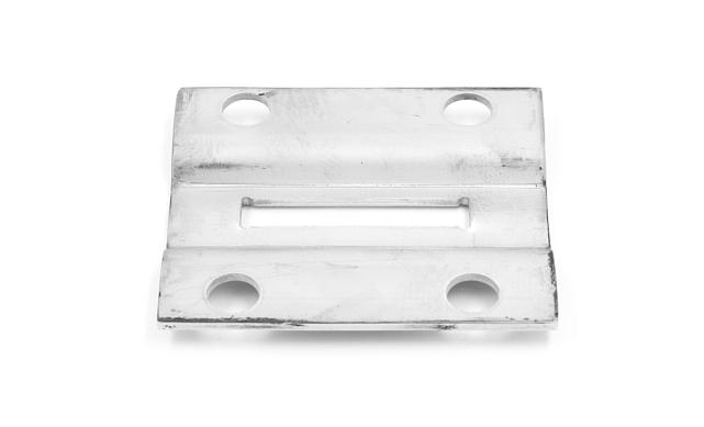 Боковой крепеж стойки под Ø38.1 мм, полированный (AISI 304) k056-4 4