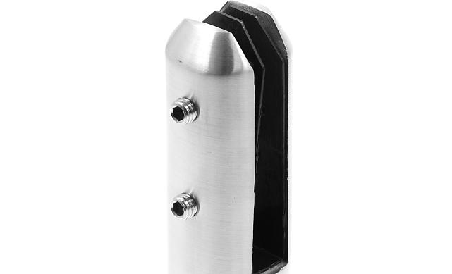 Стеклодержатель литой напольный, круглый Ø50.8х160 мм, шлифованный (aisi 304) Фk276-2 6