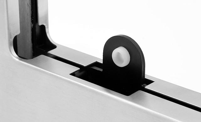 Фитинг угловой соединительный с ответной частью под замок со стопором, шлифованный t142 SSS 12