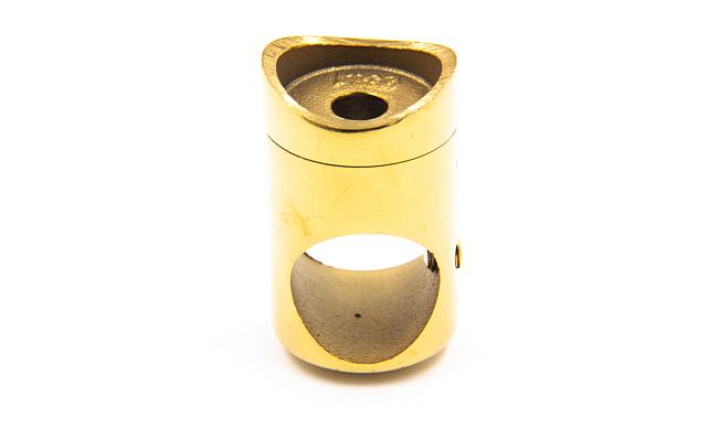 Ригеледержатель на стойку Ø38.1хØ16.5 мм, полированный, литой золото k018-88 4
