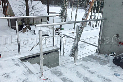 Ограждение входных групп в Казани. Готовые проекты ПерилаГлавСнаб - фото 6