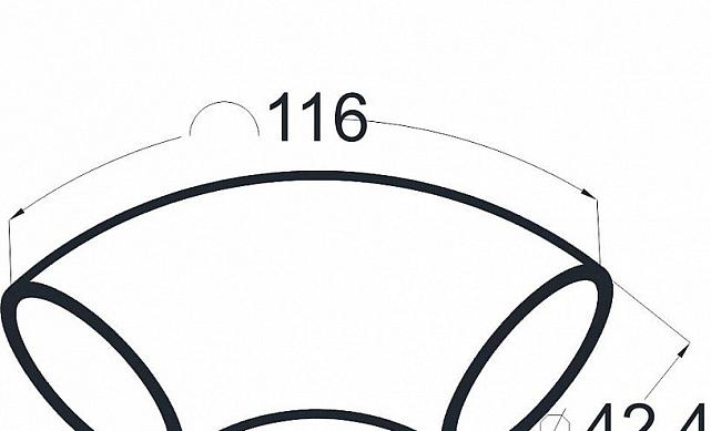 Отвод поручня под сварку Ø42.4 мм, 90°, полированный, (AISI 201) k346-3 2