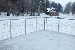 Перила и ограждения для террас в Казани. Готовые проекты ПерилаГлавСнаб - фото 17