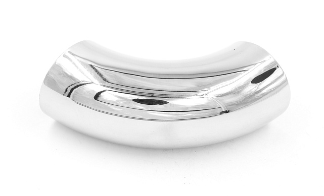 Отвод поручня под сварку удлиненный Ø38.1х1.5 мм, 800 Grit, полированный, (AISI 304) k095-5 3 Отвод поручня под сварку удлиненный Ø38.1х1.5 мм, 800 Grit, полированный, (AISI 304) k095-5 3