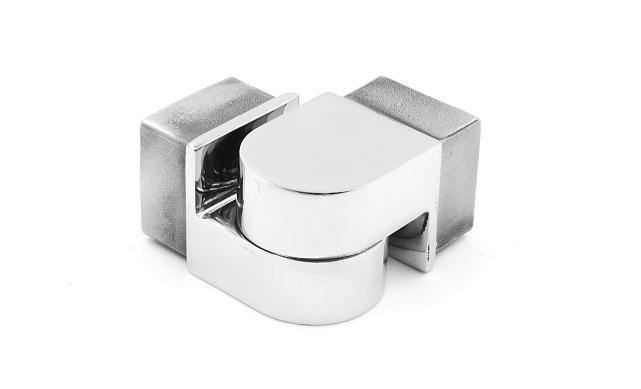 Поворот поручня 40х40 мм, регулируемый, полированный, (AISI 304) k366 3