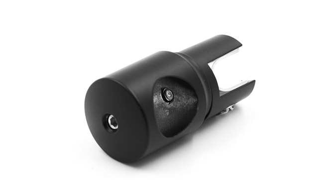 Держатель стекла сквозной, цинк, черный t914 BZn 5 Держатель стекла сквозной, цинк, черный t914 BZn 5