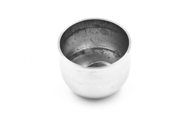 Наконечник штампованный (СПС) прямой 90° на трубу Ø25 мм, для поручня Ø38.1 мм, полированный, нержавеющий, AISI 304, 400Grit, k071-2 4 Наконечник штампованный (СПС) прямой 90° на трубу Ø25 мм, для поручня Ø38.1 мм, полированный, нержавеющий, AISI 304, 400Grit, k071-2 4