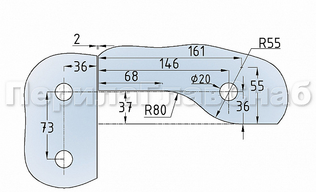 Фитинг угловой соединительный с осью, под алюминий t140 AL 2 Фитинг угловой соединительный с осью, под алюминий t140 AL 2