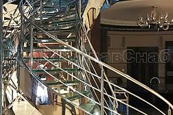 Ограждения для лестниц в Казани. Готовые проекты ПерилаГлавСнаб - фото 19