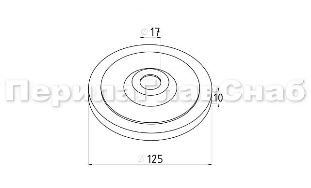K427-3 войлок белый Ø125х10 мм очищенный, для тонкой полировки 11 000 rpm, Premium k427-3  3
