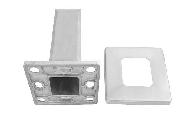 Стеклодержатель литой напольный, плоский 45х50х160 мм, шлифованный, без сверления стекла (AISI 304) Фk275-5-2 2 Стеклодержатель литой напольный, плоский 45х50х160 мм, шлифованный, без сверления стекла (AISI 304) Фk275-5-2 2