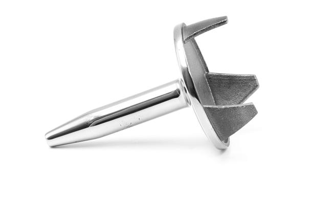 Наконечник палец (солдатик) на стойку Ø50.8х1.5 мм, без ложемента, удлиненный 70 мм, облегченный, литой, полированный, нержавеющий AISI 304 k557 4