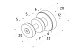 Крепление трека к стеклу AISI 304 шлифованное t449 SSS