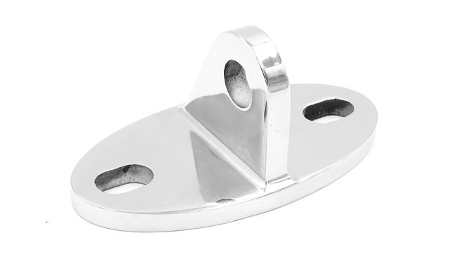 Крепление ванты(тяги) козырька к стене (AISI316), литое, полированное k658-16 7