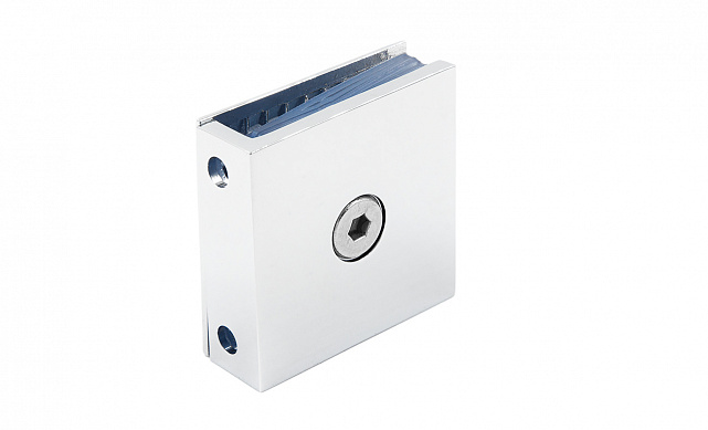 Коннектор для душевой кабины стена-стекло 90° 45х45 мм латунь-хром, полированный t731 PC 7 Коннектор для душевой кабины стена-стекло 90° 45х45 мм латунь-хром, полированный t731 PC 7