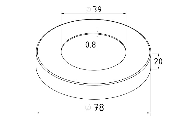 Низ стойки Ø38.1 мм, 78х20х0.8, полированный (AISI 304) k043-3 2 Низ стойки Ø38.1 мм, 78х20х0.8, полированный (AISI 304) k043-3 2