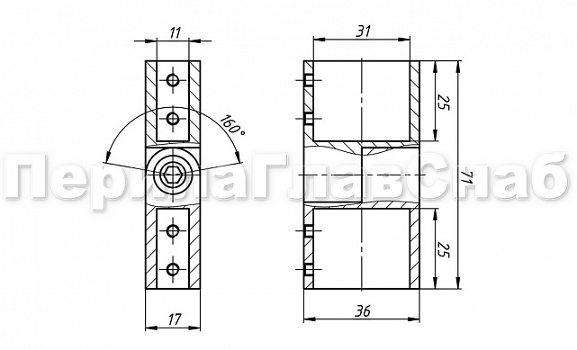Коннектор для трека 30х10 мм регулируемый полированный t465 PSS 2 Коннектор для трека 30х10 мм регулируемый полированный t465 PSS 2