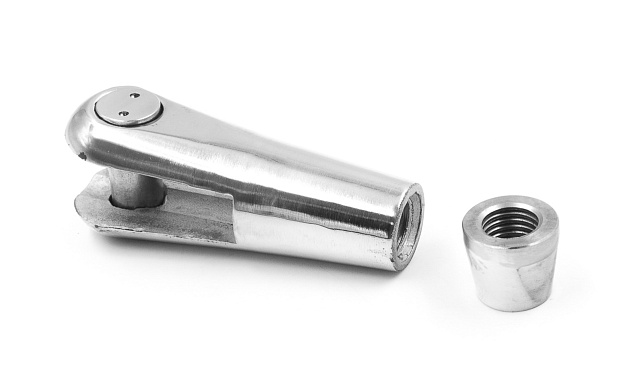 Наконечник ванты (тяги) с резьбой М16 правый, литой , полированный (AISI316) k661-16-R 7