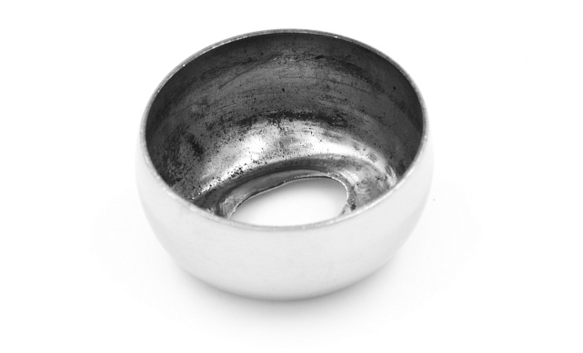 Наконечник штампованный (СПС) прямой 90° на трубу Ø42.4 мм, для поручня Ø50.8 мм, полированный, нержавеющий, AISI 304, 600Grit, k321 4 Наконечник штампованный (СПС) прямой 90° на трубу Ø42.4 мм, для поручня Ø50.8 мм, полированный, нержавеющий, AISI 304, 600Grit, k321 4