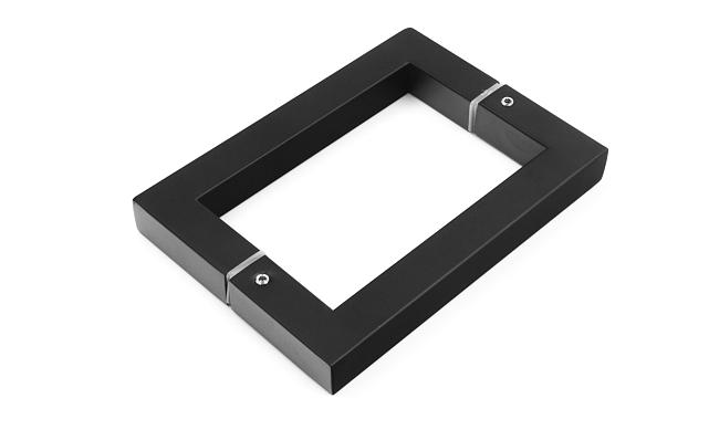 Ручка-скоба 171х20х20 мм, нержавеющая сталь AISI 304, черная t667 Bl 4