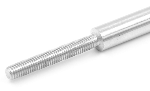 Держатель троса Ø6 мм обжимной, шлифованный (AISI 304) k077-3 5 Держатель троса Ø6 мм обжимной, шлифованный (AISI 304) k077-3 5