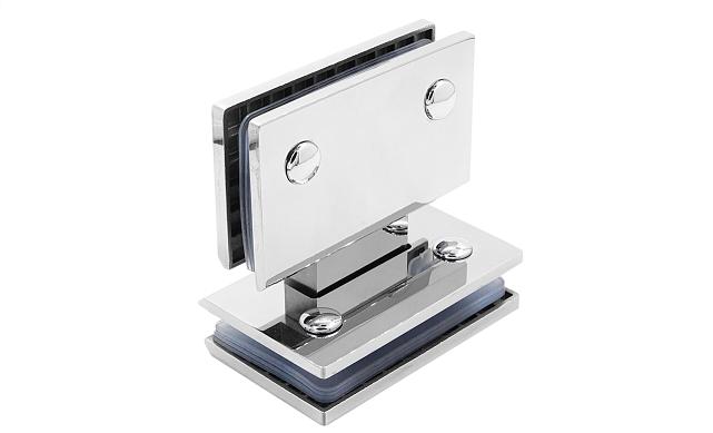 Петля для душевой кабины стекло-стекло 180° 90х55 мм AISI 304 полированная t303-2 PSS 5