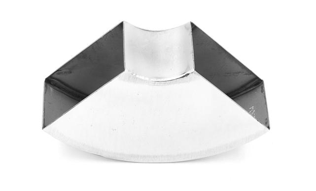 Отвод поручня под сварку 60х40х130x1.5  90°, полированный 600 Grit (AISI 304) k675 3