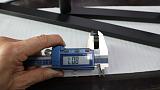 Контроль качества Ручка 225х425 круглая+квадратная труба AISI 304 черная t628 BL - 16