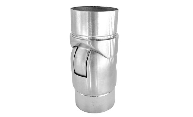 Поворот литой, внутренний, шарнирный, под Ø50.8х1.5 мм, шлифованный, AISI 304 Фk011-6 3