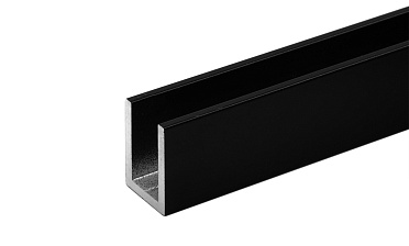 П-образный профиль 19x13, L=2200, алюминий ,черный t756 BL купить в Казани  П-образный профиль 19x13, L=2200, алюминий ,черный t756 BL купить в Казани