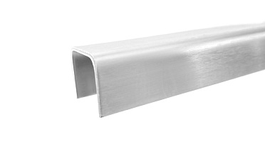 Профиль П-образный, L=2000 мм, t=1.5 мм, для стекла 16 мм, шлиф. (AISI 304) Ф-0456 купить в Казани Профиль П-образный, L=2000 мм, t=1.5 мм, для стекла 16 мм, шлиф. (AISI 304) Ф-0456 купить в Казани