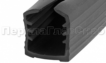 Уплотнитель в поручень с пазом 27х30 для стекла 12 мм, EPDM Фk306 купить в Казани Уплотнитель в поручень с пазом 27х30 для стекла 12 мм, EPDM Фk306 купить в Казани