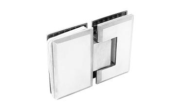 Петля для душевой кабины стекло-стекло 180° 90х55 мм, шлифованная  t303 SSS купить в Казани Петля для душевой кабины стекло-стекло 180° 90х55 мм, шлифованная  t303 SSS купить в Казани