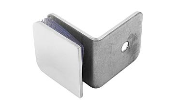 Коннектор для душевой кабины стена-стекло 90° 45х45 мм латунь-хром, полированный t722 PC купить в Казани Коннектор для душевой кабины стена-стекло 90° 45х45 мм латунь-хром, полированный t722 PC купить в Казани